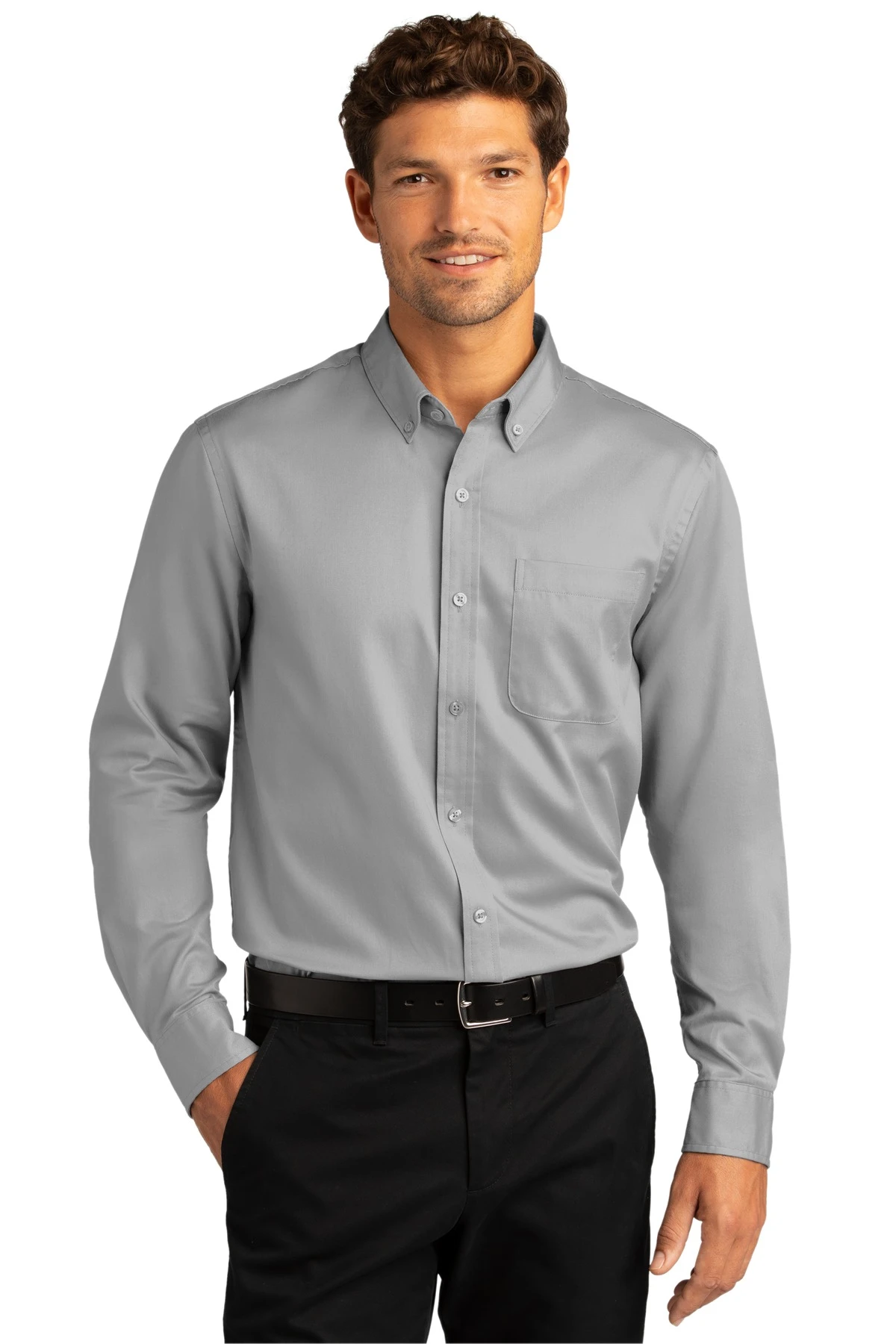 Long Sleeve SuperPro React™ Twill Shirt 7 Long Sleeve SuperPro React™ Twill Shirt - Image 5