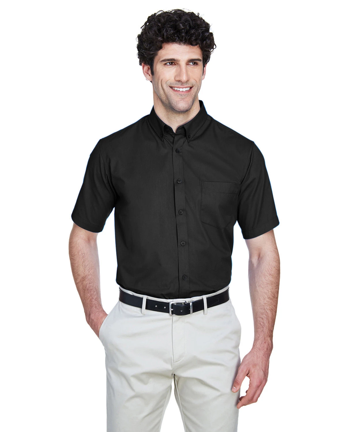 Men's Optimum Short-Sleeve Twill Shirt 3 Men's Optimum Short-Sleeve Twill Shirt
