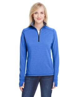 Ladies' Omega Stretch Quarter-Zip -Jiffyshirts Sales Store e009893ec40b28