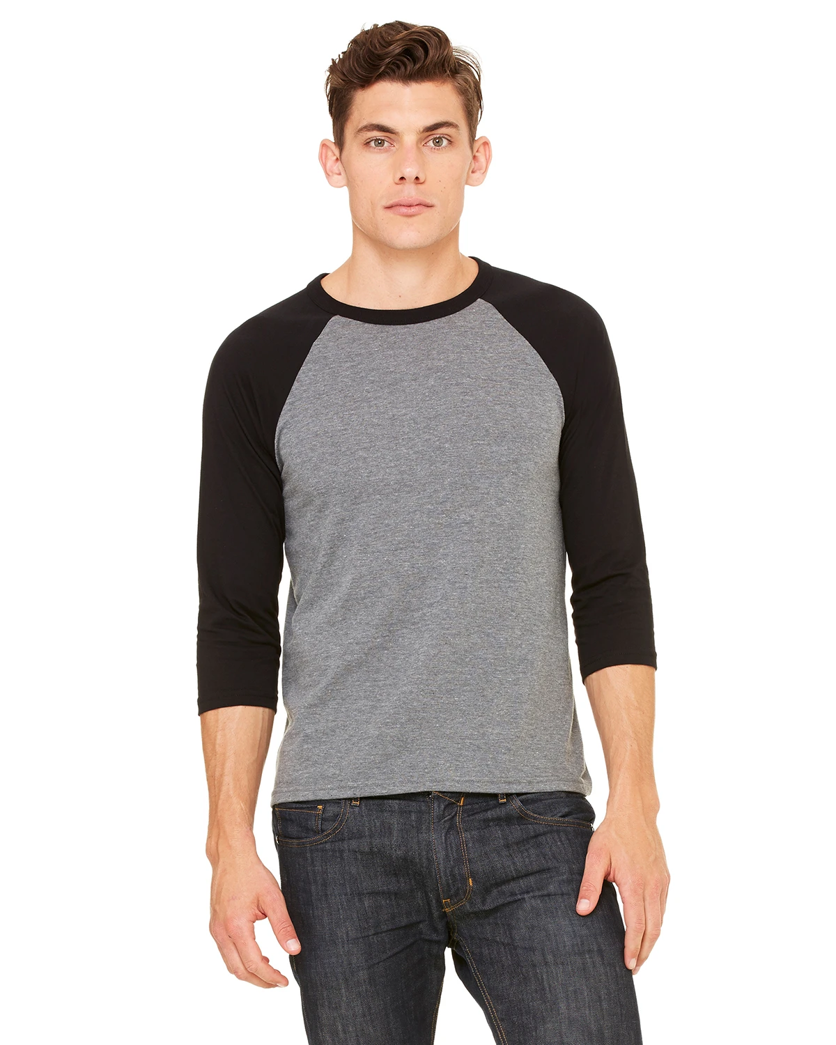 Unisex 3/4-Sleeve Baseball T-Shirt 17 Unisex 3/4-Sleeve Baseball T-Shirt - Image 15