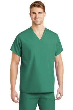 Adult Unisex V-neck Scrub Top -Jiffyshirts Sales Store e06b0e071a68c9