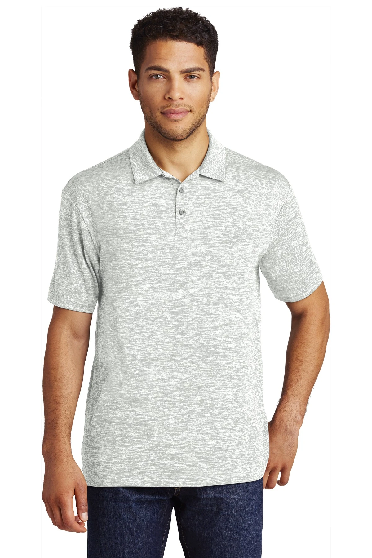 Men's PosiCharge Electric Heather Polo 6 Men's PosiCharge Electric Heather Polo - Image 4