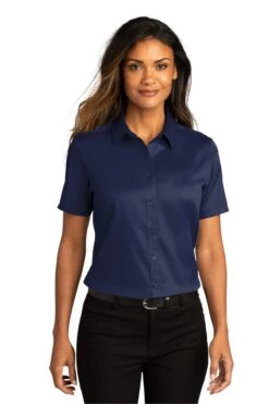Ladies Short Sleeve SuperPro React ™ Twill Shirt 39 Ladies Short Sleeve SuperPro React ™ Twill Shirt -Jiffyshirts Sales Store e1a38d1e032d51