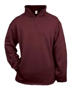BADGER Unisex Performance Fleece Quarter-Zip Pullover -Jiffyshirts Sales Store e1f320996e2d70