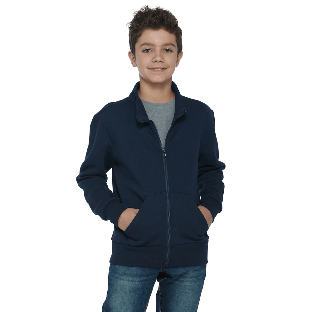 Youth Unisex Full Zip Mock Neck Sweatshirt 3 Youth Unisex Full Zip Mock Neck Sweatshirt