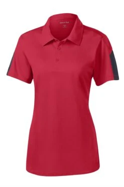 Ladies PosiCharge Active Textured Colorblock Polo 14 Ladies PosiCharge Active Textured Colorblock Polo -Jiffyshirts Sales Store e24c28aff80398