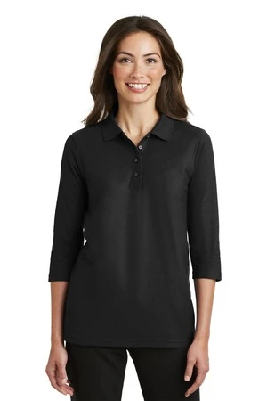 Ladies Silk Touch 3/4-Sleeve Polo 3 Ladies Silk Touch 3/4-Sleeve Polo