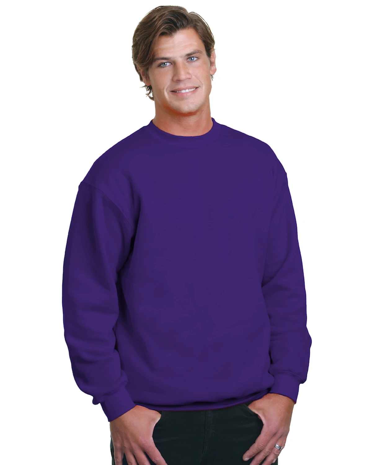 Adult Unisex 9.5 Oz., 80/20 Heavyweight Crewneck Sweatshirt 18 Adult Unisex 9.5 Oz., 80/20 Heavyweight Crewneck Sweatshirt - Image 16