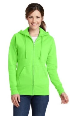Ladies Core Fleece Full-Zip Hooded Sweatshirt -Jiffyshirts Sales Store e2b0c41755cee5