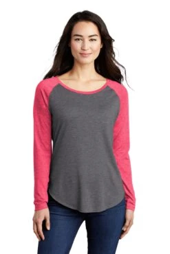Ladies PosiCharge Long Sleeve Tri-Blend Wicking Scoop Neck Raglan Tee 24 Ladies PosiCharge Long Sleeve Tri-Blend Wicking Scoop Neck Raglan Tee -Jiffyshirts Sales Store e2dfdee0238ac9