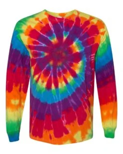 Unisex Spiral Tie Dye Long Sleeve -Jiffyshirts Sales Store e2ecaa88fe9744