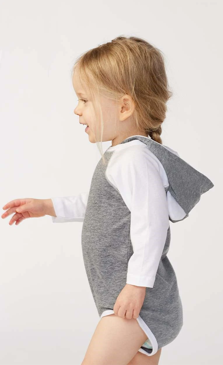 Infant Long Sleeve Fine Jersey Bodysuit With Ears 4 Infant Long Sleeve Fine Jersey Bodysuit With Ears - Image 2