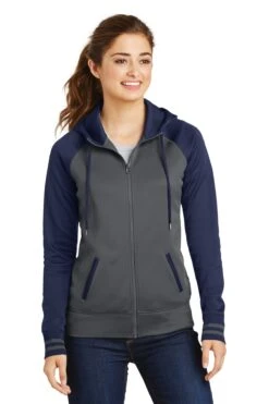 Ladies Sport-Wick Varsity Fleece Full-Zip Hooded Jacket 16 Ladies Sport-Wick Varsity Fleece Full-Zip Hooded Jacket -Jiffyshirts Sales Store e38c3c84cebba7