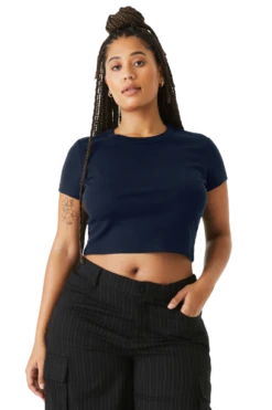 Ladies' Micro Ribbed Baby Tee 21 Ladies' Micro Ribbed Baby Tee -Jiffyshirts Sales Store e3cb4e649d0601