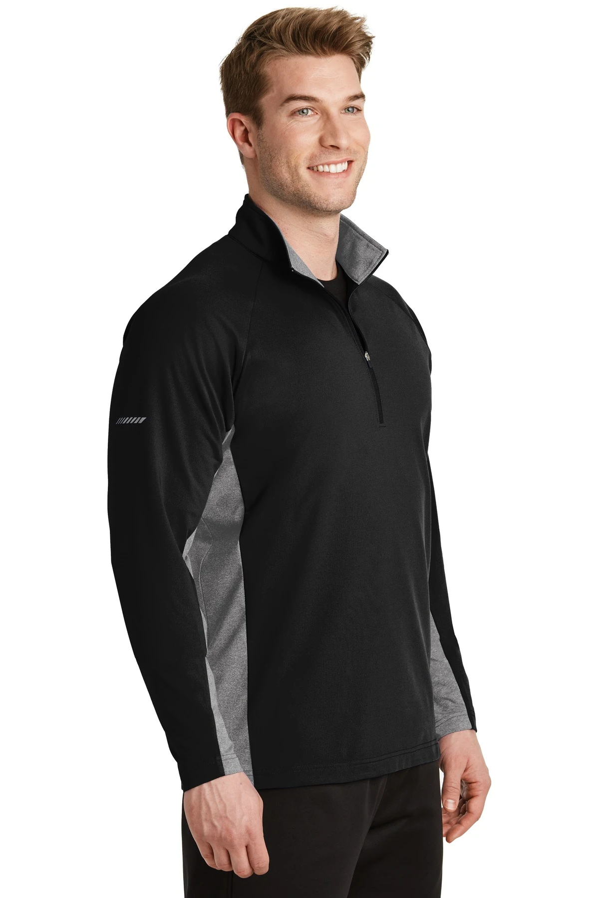 Sport-Wick Stretch Contrast 1/2-Zip Pullover 4 Sport-Wick Stretch Contrast 1/2-Zip Pullover - Image 2