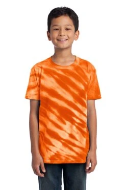 Youth Unisex Tiger Stripe Tie-Dye Tee