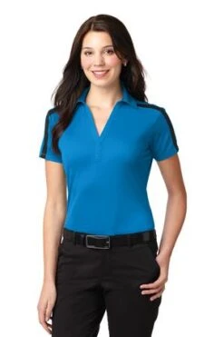Ladies Silk Touch Performance Colorblock Stripe Polo 19 Ladies Silk Touch Performance Colorblock Stripe Polo -Jiffyshirts Sales Store e4b5c7a89c4501