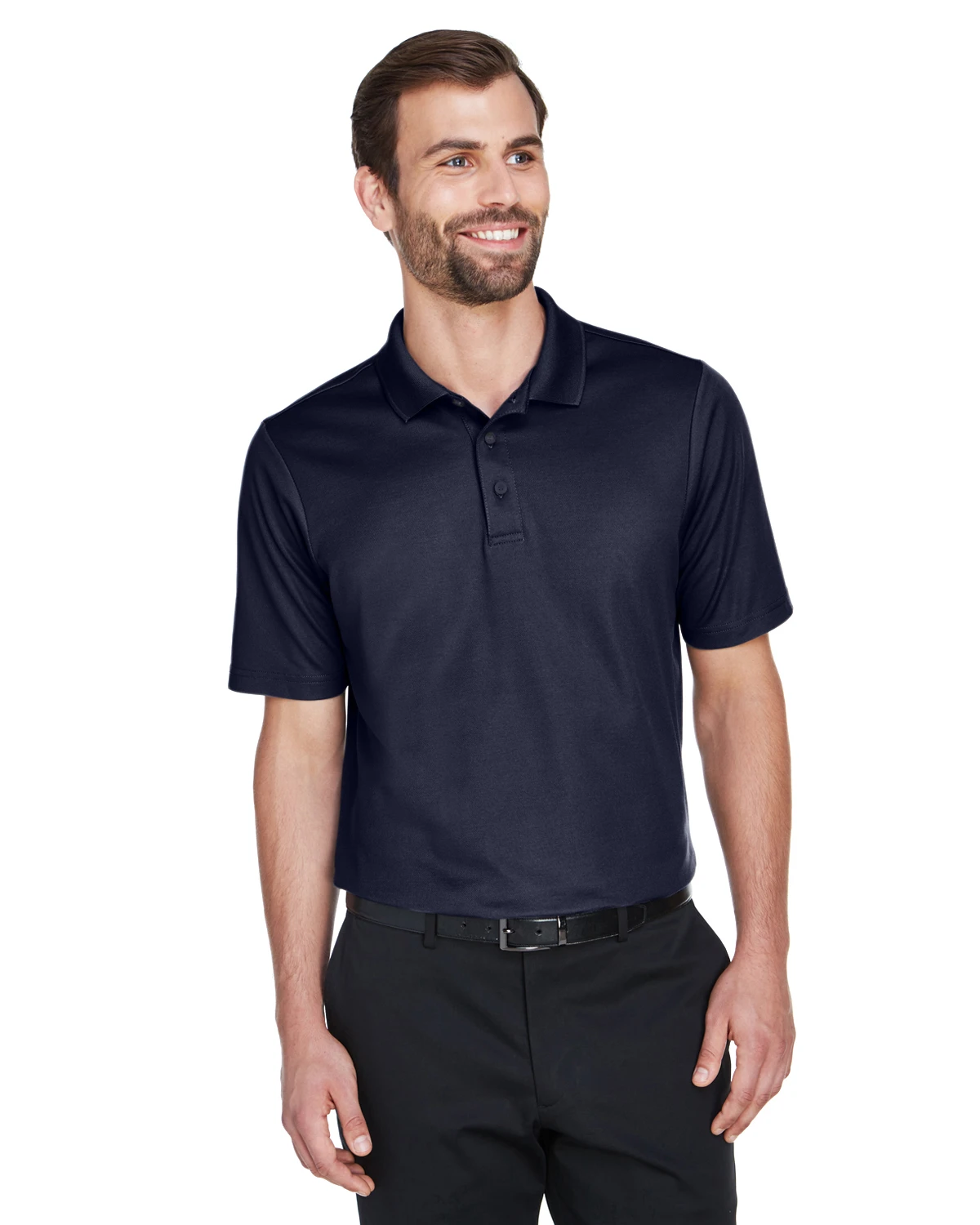 CrownLux Performance™ Men's Tall Plaited Polo 9 CrownLux Performance™ Men's Tall Plaited Polo - Image 7