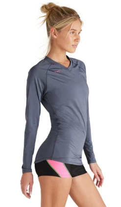 Women's Vee Neck Long Sleeve -Jiffyshirts Sales Store e56cba6295c77e