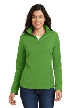 Ladies Pinpoint Mesh 1/2-Zip -Jiffyshirts Sales Store e5b7ae817e1779