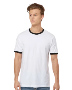 Unisex Fine Jersey Ringer Tee