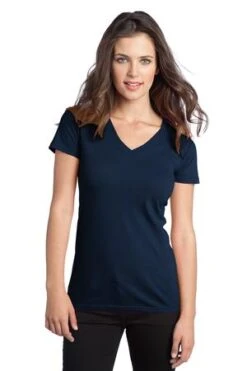 District Ladies' Junior The Concert Tee V-Neck -Jiffyshirts Sales Store e699c334db8edc