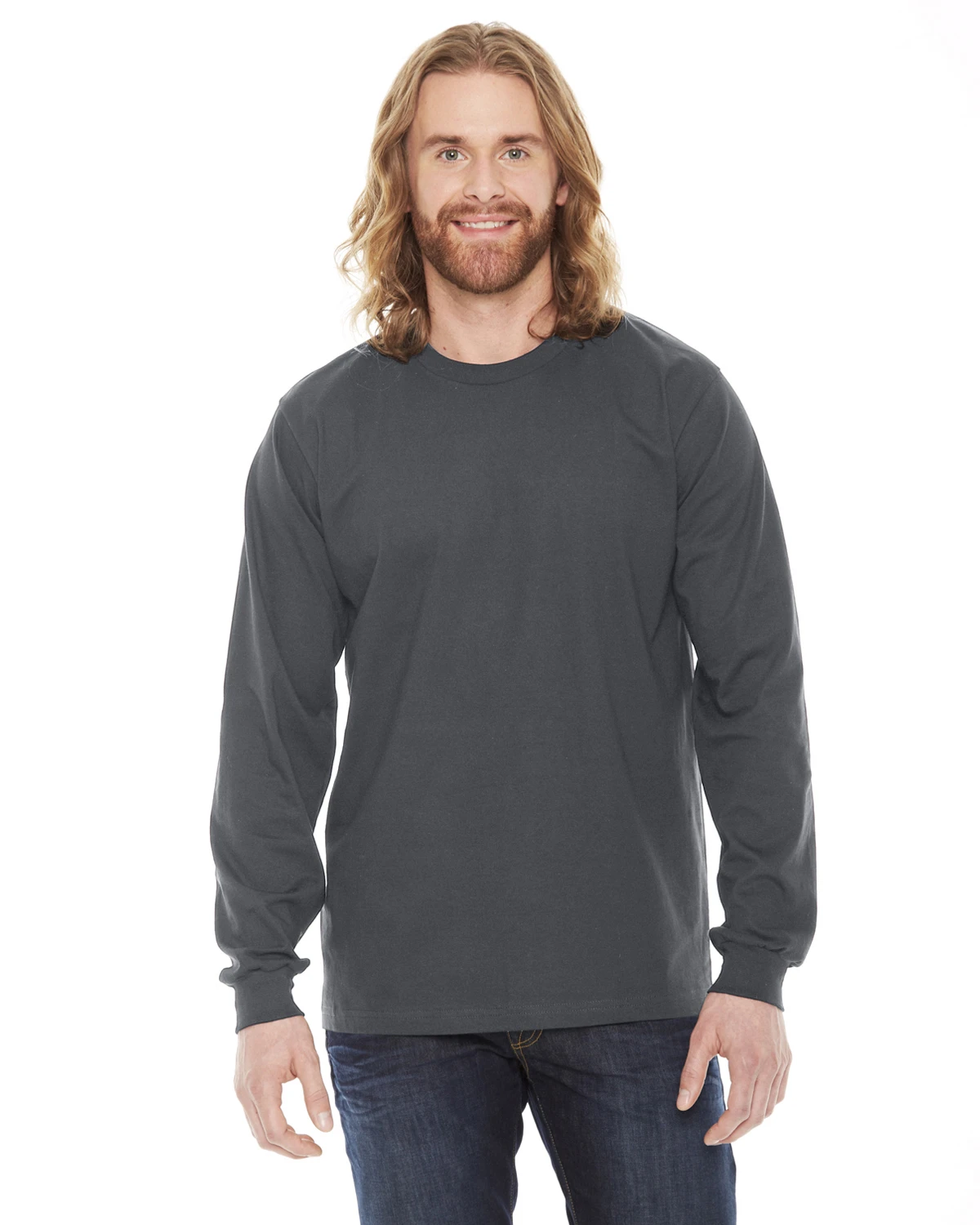 Unisex Fine Jersey Long-Sleeve T-Shirt 9 Unisex Fine Jersey Long-Sleeve T-Shirt - Image 7