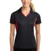 Ladies Side Blocked Micropique Sport-Wick Polo -Jiffyshirts Sales Store e7a0604eca47bc