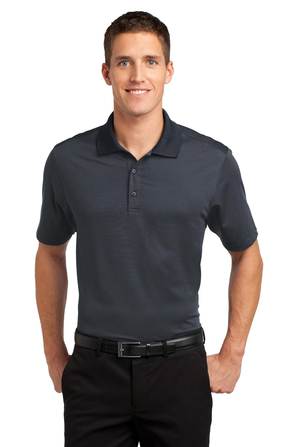 Fine Stripe Performance Polo 7 Fine Stripe Performance Polo - Image 5
