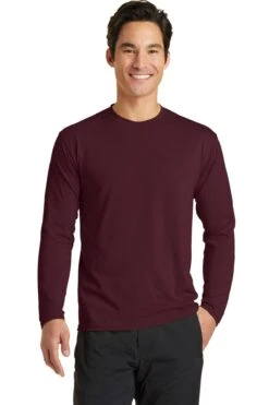 Unisex Long Sleeve Performance Blend Tee 29 Unisex Long Sleeve Performance Blend Tee -Jiffyshirts Sales Store e887e0685ba425