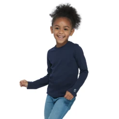 Girls Long Sleeve Crew -Jiffyshirts Sales Store e890d37b45394b