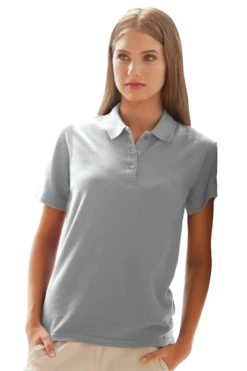 Women's Soft-Blend Double-Tuck Pique Polo -Jiffyshirts Sales Store e894aa81758141