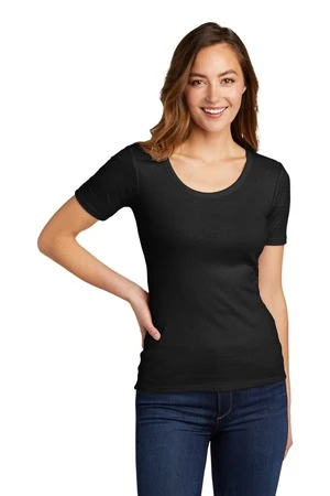 District Women's V.I.T. Rib Scoop Neck Tee 8 District Women's V.I.T. Rib Scoop Neck Tee - Image 6