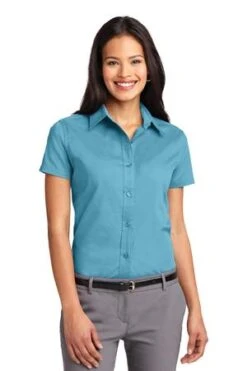 Ladies Short Sleeve Easy Care Shirt 41 Ladies Short Sleeve Easy Care Shirt -Jiffyshirts Sales Store e97e7ba9001806
