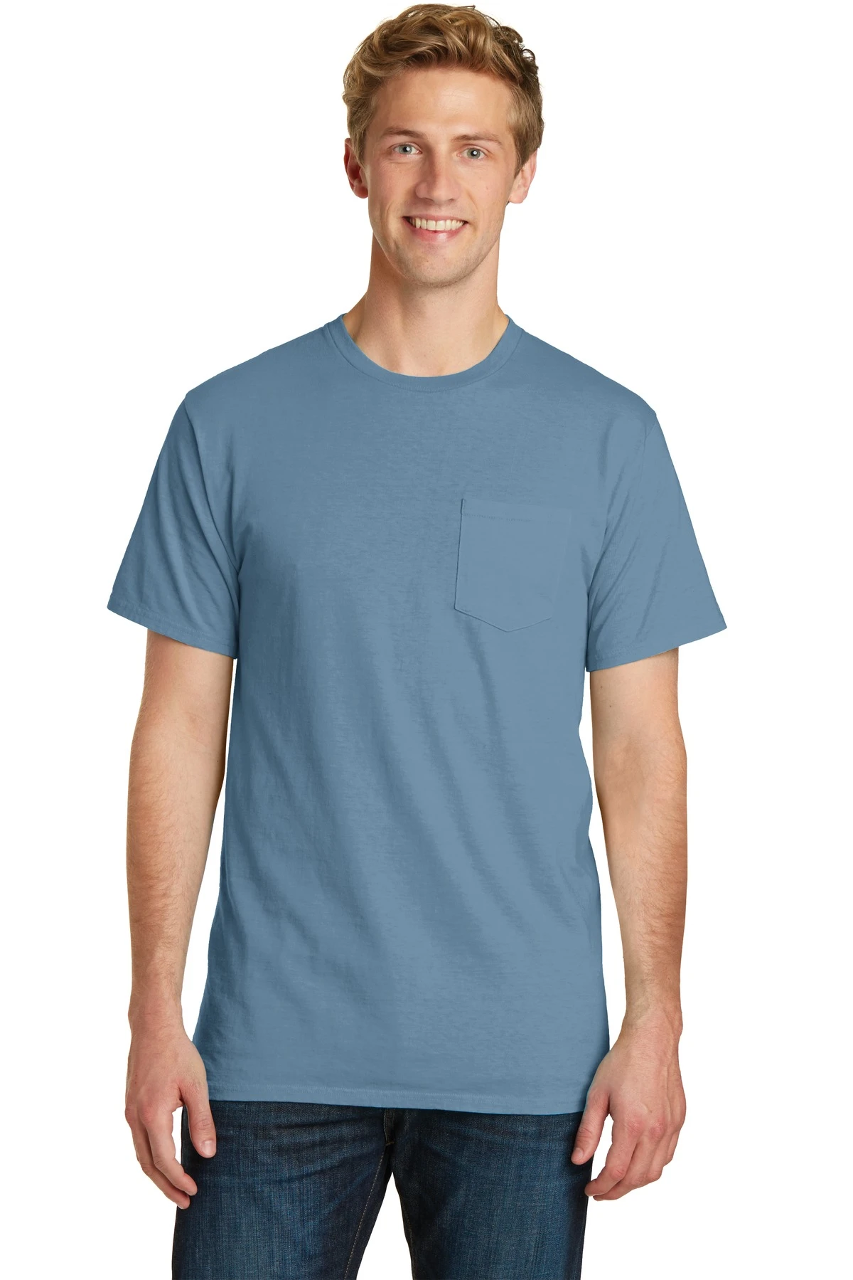 Unisex Beach Wash Garment-Dyed Pocket Tee 16 Unisex Beach Wash Garment-Dyed Pocket Tee - Image 14