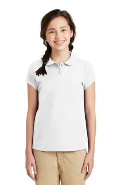 Girls Silk Touch Peter Pan Collar Polo 15 Girls Silk Touch Peter Pan Collar Polo -Jiffyshirts Sales Store e9bcf40b2c9ea8