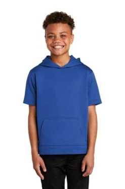 Youth Unisex Sport-Wick Fleece Short Sleeve Hooded Pullover 20 Youth Unisex Sport-Wick Fleece Short Sleeve Hooded Pullover -Jiffyshirts Sales Store ea13bcea01e02e