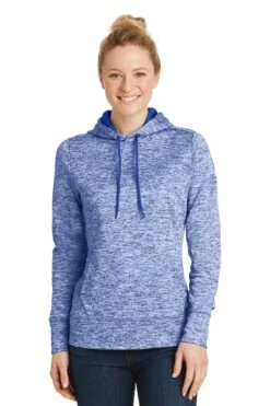 Ladies PosiCharge Electric Heather Fleece Hooded Pullover 16 Ladies PosiCharge Electric Heather Fleece Hooded Pullover -Jiffyshirts Sales Store ea742992b6bf4d