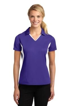 Ladies Side Blocked Micropique Sport-Wick Polo 34 Ladies Side Blocked Micropique Sport-Wick Polo -Jiffyshirts Sales Store ea8343d415ae46