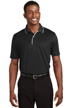 Men's Dri-Mesh Polo With Tipped Collar And Piping