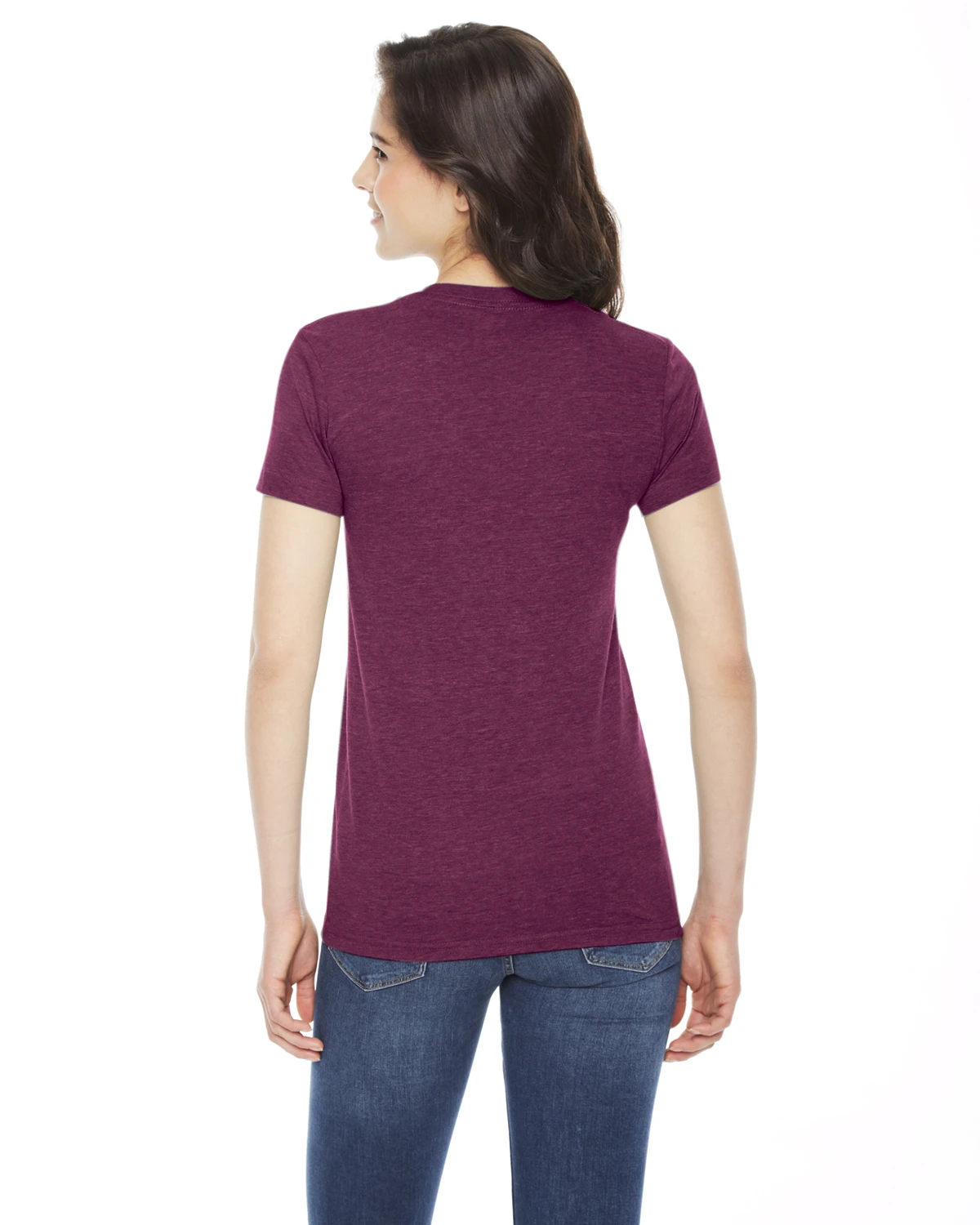 Ladies' Triblend Short-Sleeve Track T-Shirt 5 Ladies' Triblend Short-Sleeve Track T-Shirt - Image 3