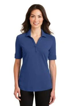 Ladies Silk Touch Interlock Performance Polo 23 Ladies Silk Touch Interlock Performance Polo -Jiffyshirts Sales Store eb894162c9709d