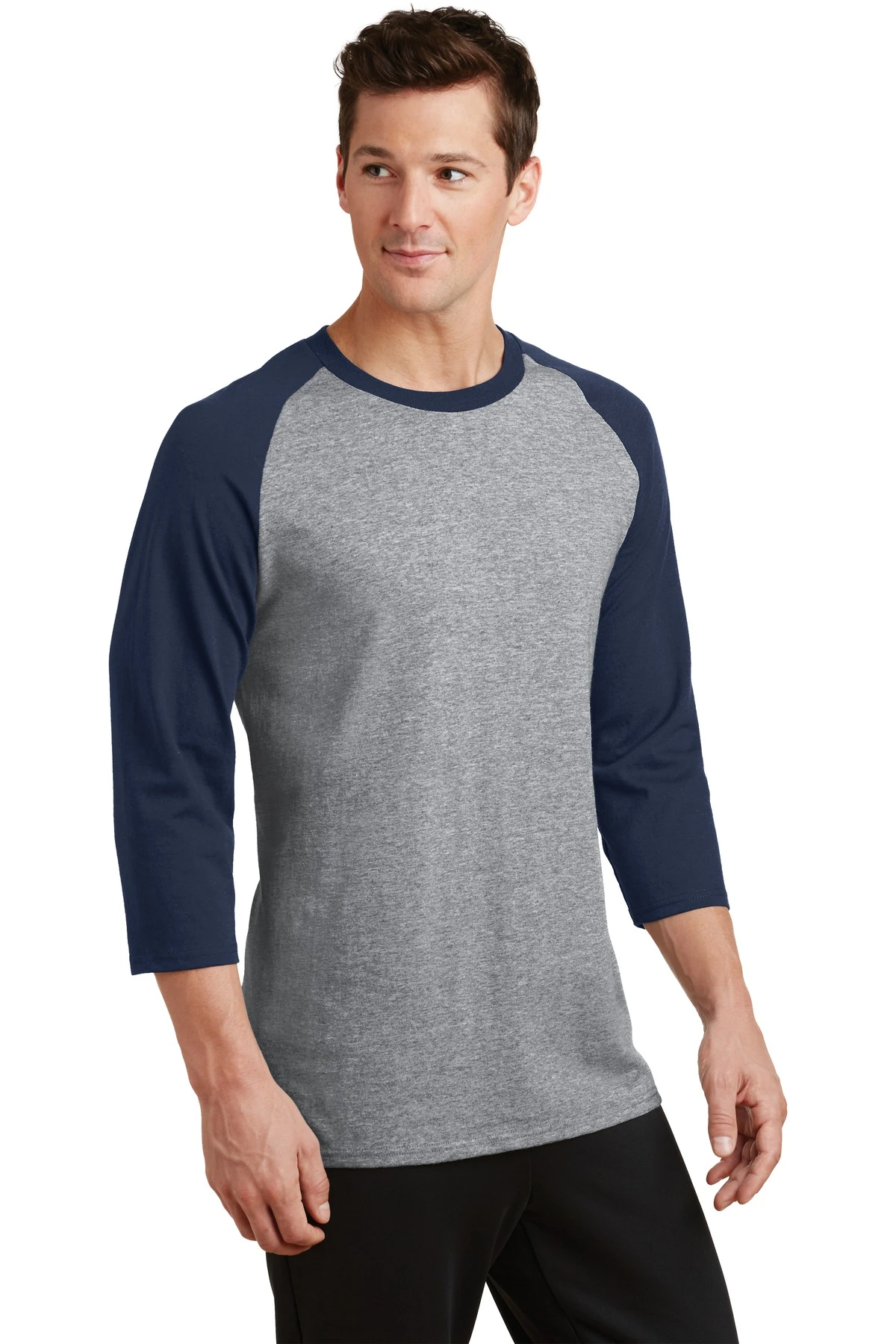 Unisex Core Blend 3/4-Sleeve Raglan Tee 4 Unisex Core Blend 3/4-Sleeve Raglan Tee - Image 2