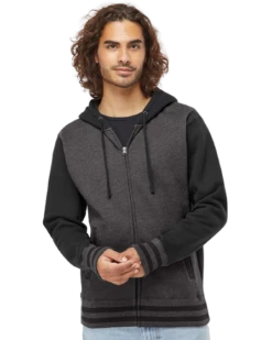 Unisex Varsity Full-Zip Hooded Sweatshirt 16 Unisex Varsity Full-Zip Hooded Sweatshirt -Jiffyshirts Sales Store ec9beb665900b6