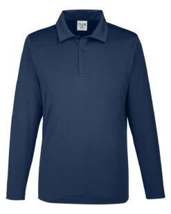Men's Zone Performance Long Sleeve Polo -Jiffyshirts Sales Store ed0a81df6cadeb