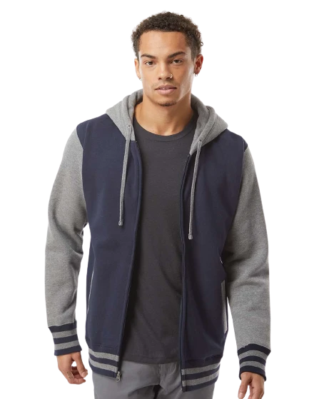 Unisex Varsity Full-Zip Hooded Sweatshirt 10 Unisex Varsity Full-Zip Hooded Sweatshirt - Image 8