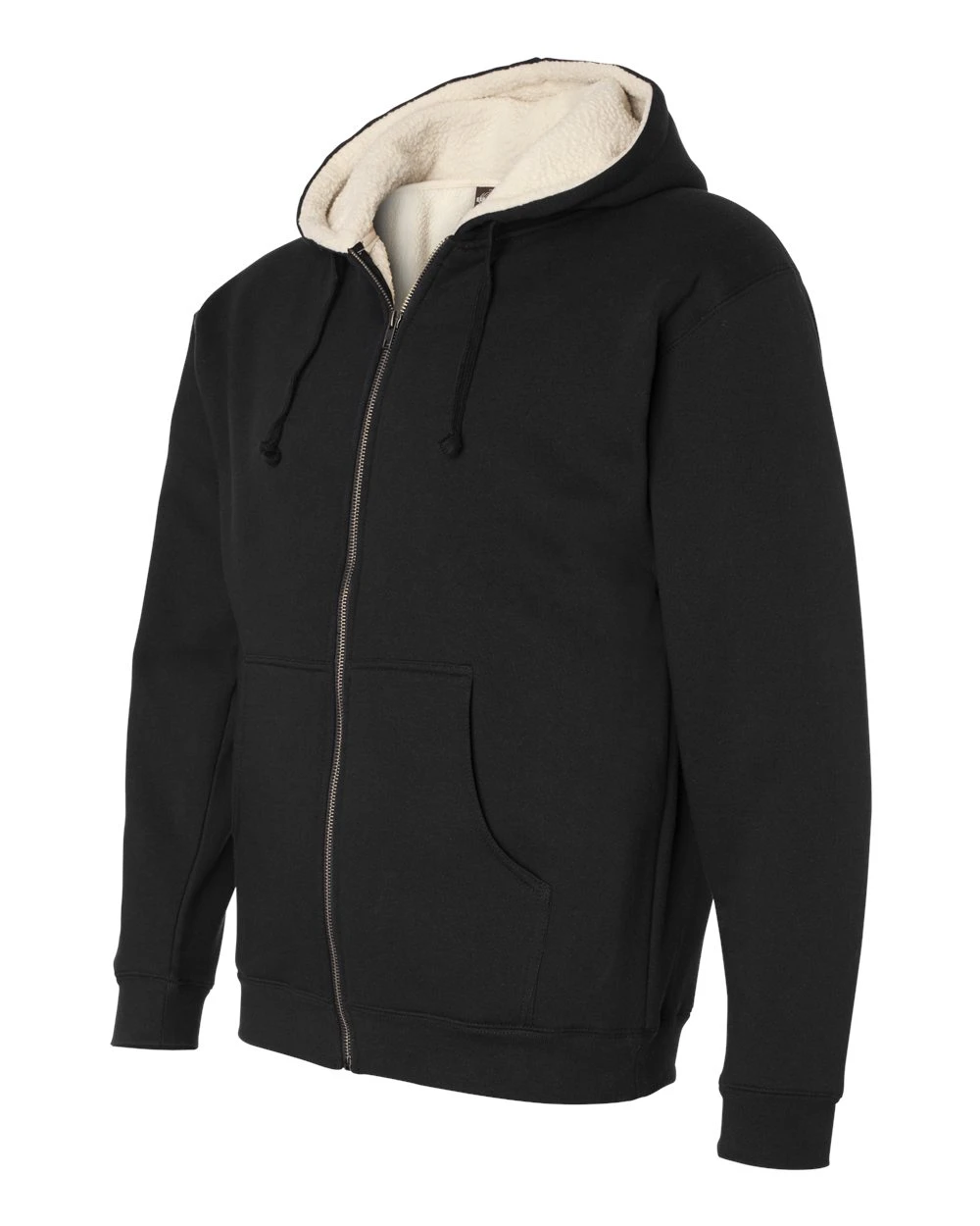Unisex Sherpa-Lined Full-Zip Hooded Sweatshirt 6 Unisex Sherpa-Lined Full-Zip Hooded Sweatshirt - Image 4