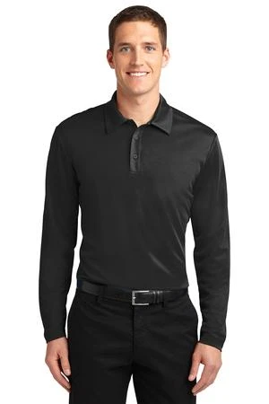 Silk Touch Performance Long Sleeve Polo 3 Silk Touch Performance Long Sleeve Polo