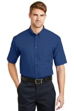 Unisex Short Sleeve SuperPro Twill Shirt. SP18 -Jiffyshirts Sales Store ef210bba25f84e