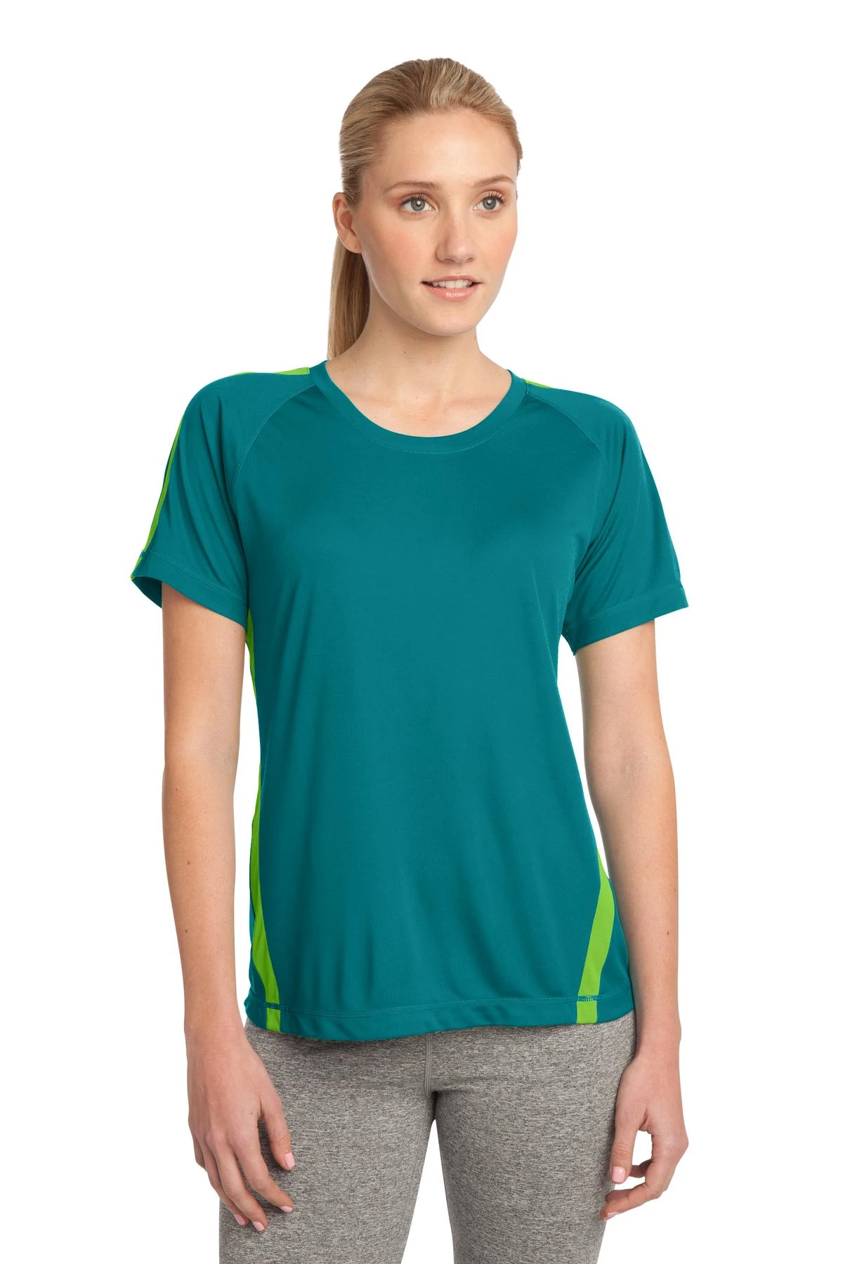 Ladies Colorblock PosiCharge Competitor Tee 16 Ladies Colorblock PosiCharge Competitor Tee - Image 14